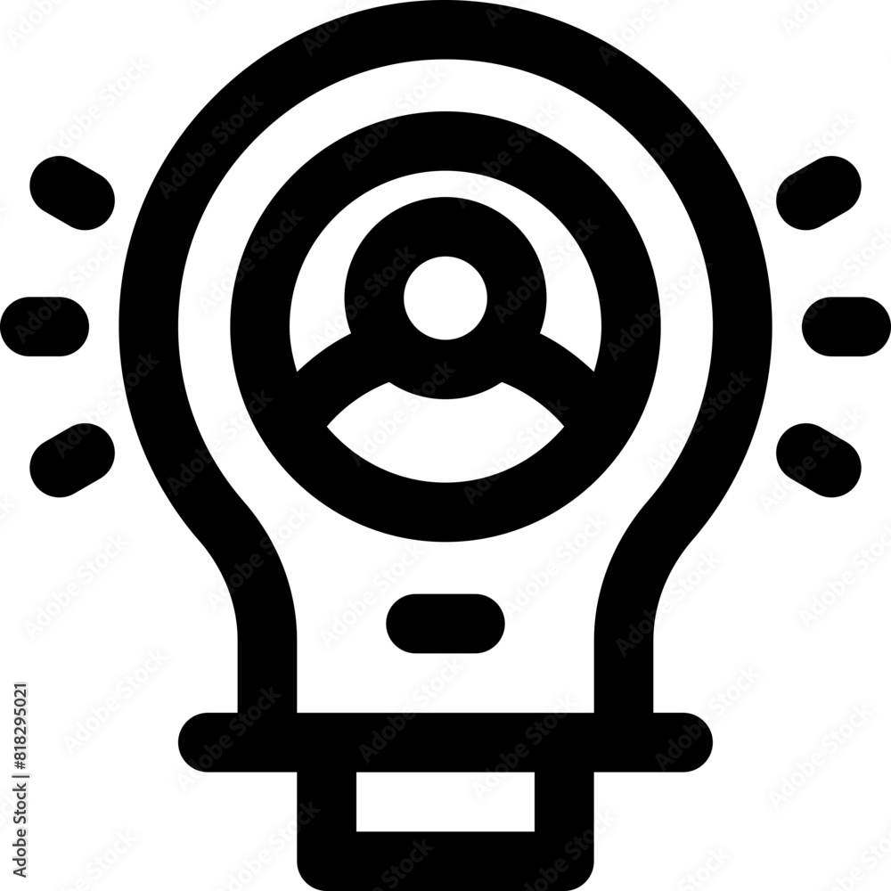 employee idea icon. vector line icon for your website, mobile, presentation, and logo design. employee idea icon. vector line icon for your website, mobile, presentation, and logo design.