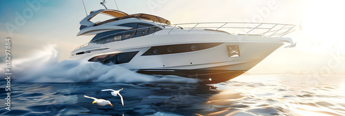 Spectacular Marine Vista Showcasing Elegance and High-End Design of an xb boat