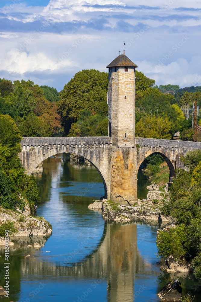 Pont Vieux, bridge in Orthez, New Aquitaine, Departement Pyrenees Atlantiques, France Pont Vieux, bridge in Orthez, New Aquitaine, Departement Pyrenees Atlantiques, France