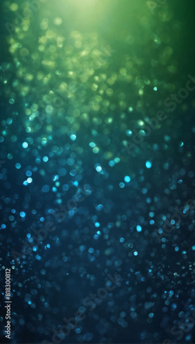 Smooth Blue and Green Light Gradient Background