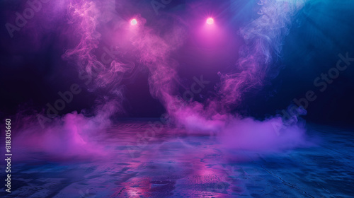 Stage Emitting Smoke