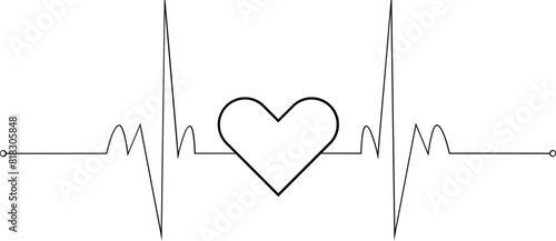 Heartbeat Line SVG Files | ECG EKG Cut Files | Healthcare Vector Files | Nurse Vector | Heartbeat Pulse Clip Art Instant Download - Heartbeat Line DXF,  EPS, PNG, JPG, EPS Instant digital downloads