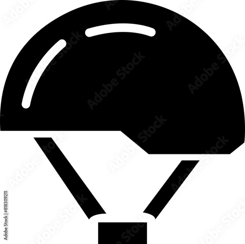 Motorcycle helmet vector icon. Racing team helmet, Construction helmet, motorcycle helmet, hard hat black flat for web design isolated on transparent background.