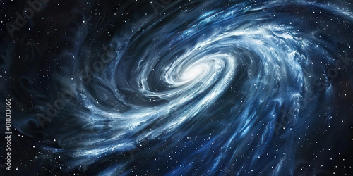 An ageless spiral galaxy extends its glorious arms across the cosmos  eternally revealing the secrets of eons past.