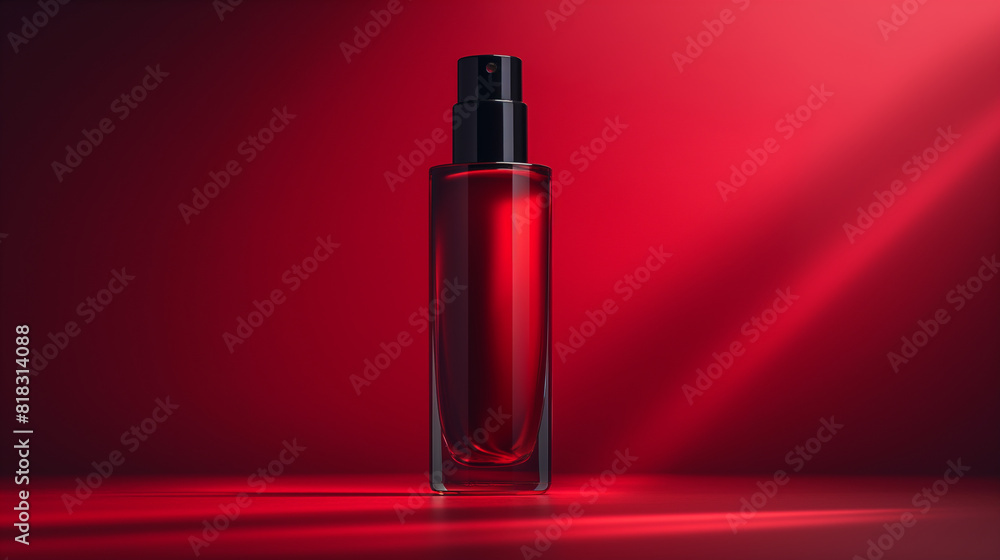 cream tube, cosmetic tube blank mockup. Beauty product packaging, red color cosmetic tube photography mockup with copy space. cream tube, cosmetic tube blank mockup. Beauty product packaging, red color cosmetic tube photography mockup with copy space.