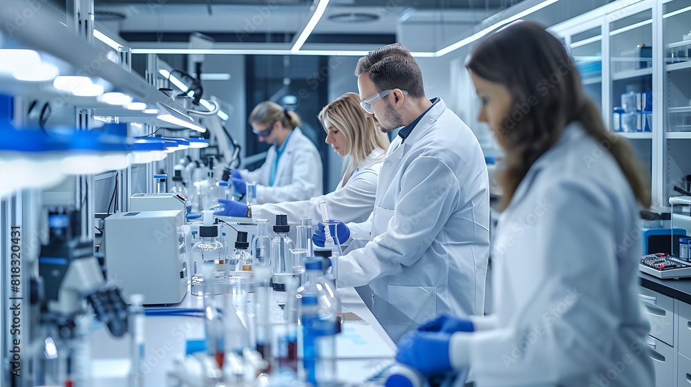 Medical Research: Woman Scientist Investigating Coronavirus Medical Research: Woman Scientist Investigating Coronavirus