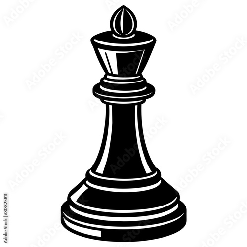 chess pieces vector illustration icon © Suman