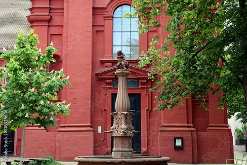 Portal der Adelhauser Kirche in Freiburg