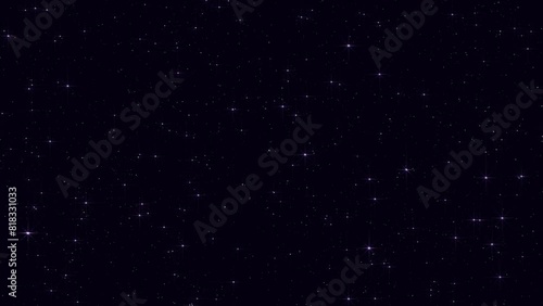 Wallpaper Mural Night starry skies with twinkling and blinking stars. Abstract dark animation with glowing stars or particles. Space science background of black sky in starry night in 4K Torontodigital.ca