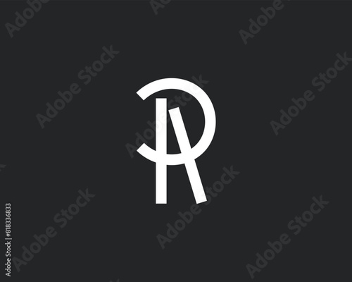 Creative Letter AP or AR or RA Logo Design template