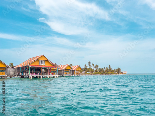 San Blas islands in Panama, tropical beach