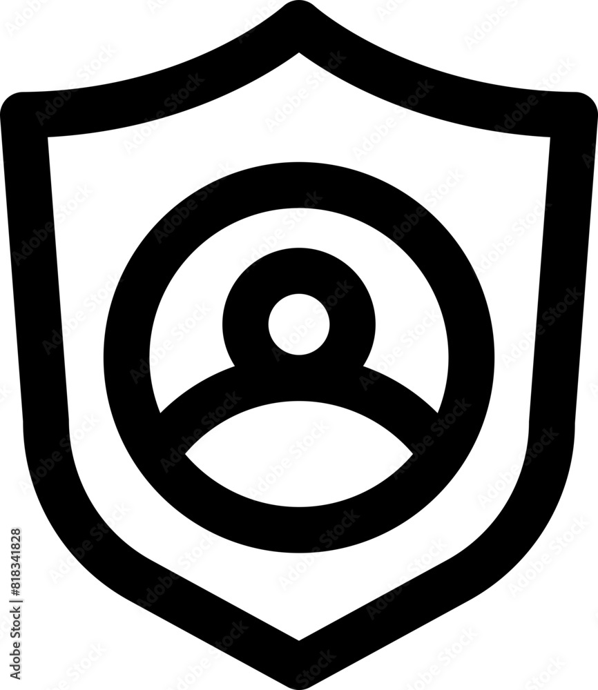 employee protection icon. vector line icon for your website, mobile, presentation, and logo design. employee protection icon. vector line icon for your website, mobile, presentation, and logo design.