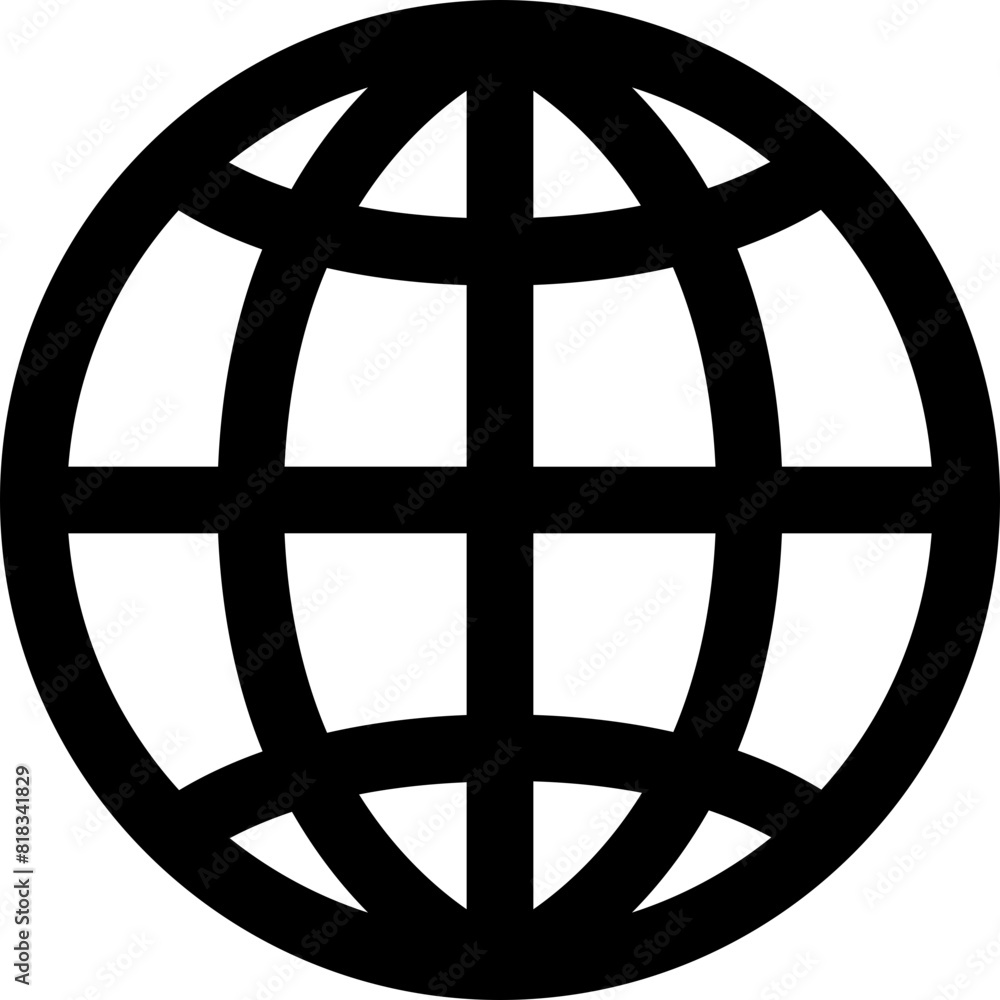 world icon. vector line icon for your website, mobile, presentation, and logo design. world icon. vector line icon for your website, mobile, presentation, and logo design.