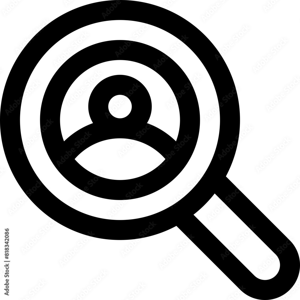 talent search icon. vector line icon for your website, mobile, presentation, and logo design. talent search icon. vector line icon for your website, mobile, presentation, and logo design.