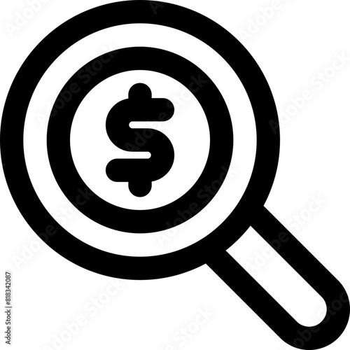 job searching icon. vector line icon for your website, mobile, presentation, and logo design.