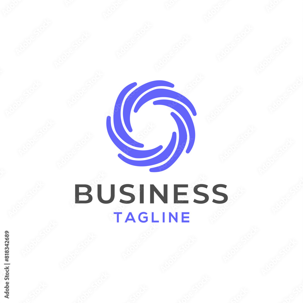 circle line optical illusion logo design vector template circle line optical illusion logo design vector template