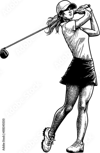 Woman Golf Player
