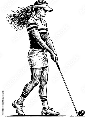 Woman Golf Player