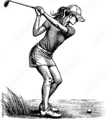 Woman Golf Player