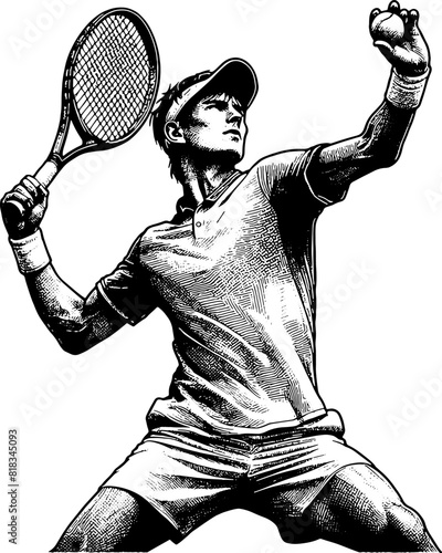 Man Tennis Player