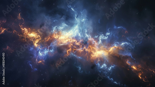 Ethereal Space Gas Clouds Capturing the Mystical Beauty of Celestial Phenomena Through Astrophotography