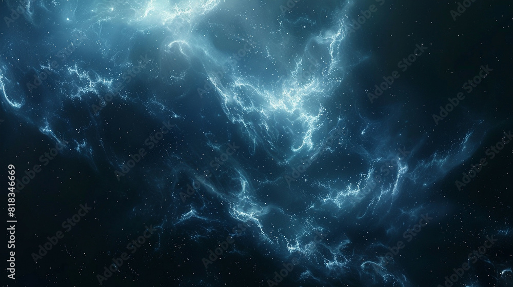 Fototapeta premium Nebula and Star Field: Exploring the Enigmatic Depths of Space Through Mesmerizing Astrophotography