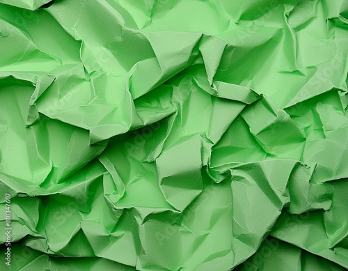 textura de papel arrugado color verde 7