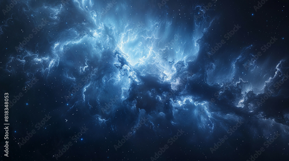 Fototapeta premium Nebula Cloud A Spectacular Display of Celestial Beauty Captured in Stunning Astrophotography