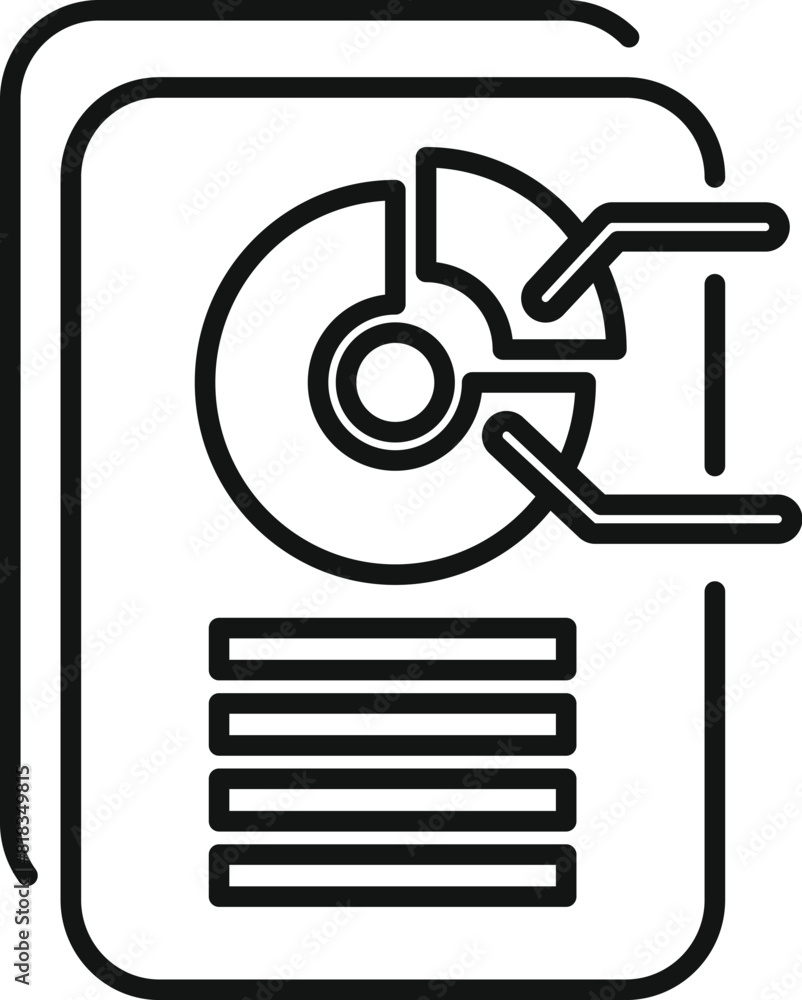 Simple line icon illustration of a hard disk drive, ideal for web and technology themes Simple line icon illustration of a hard disk drive, ideal for web and technology themes