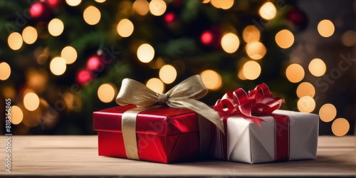 Wallpaper Mural weihnachtsbaum mit geschenken Torontodigital.ca