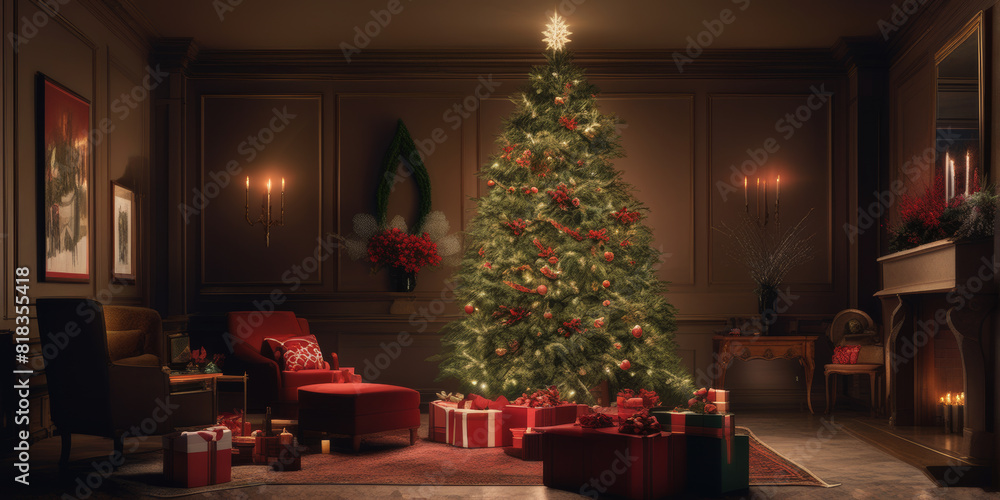weihnachtsbaum mit geschenken weihnachtsbaum mit geschenken
