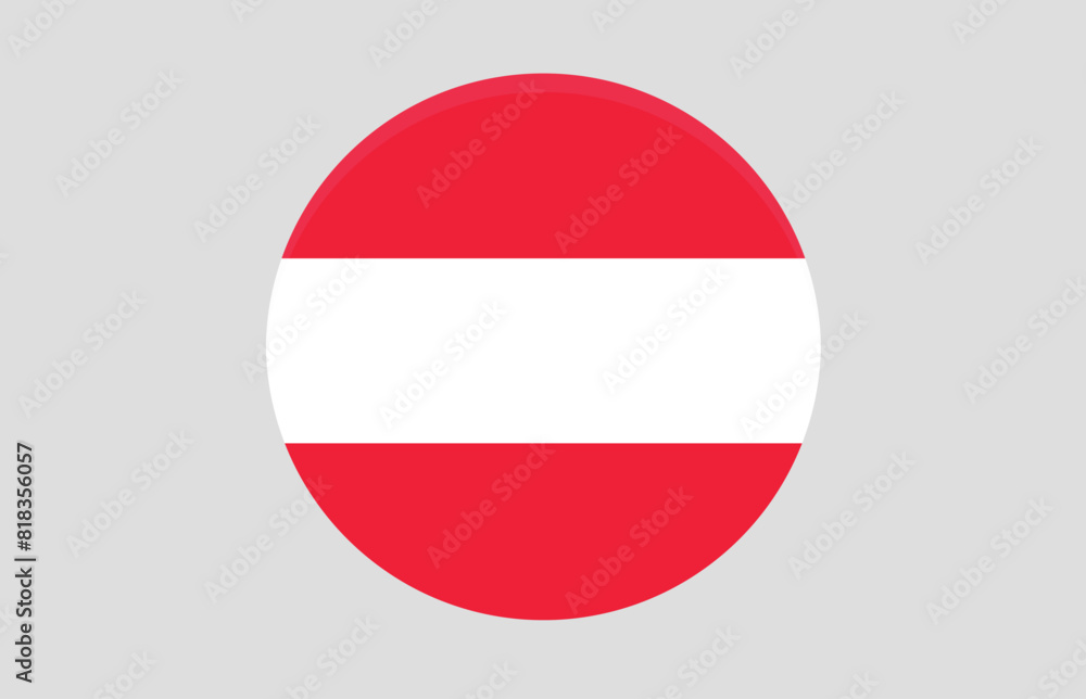 Simple vector button flag - Austria flag Simple vector button flag - Austria flag