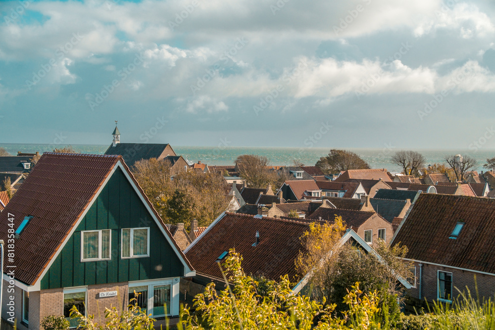 West-Terschelling at Terschelling island in the Wadden Sea - Holland or the Netherlands West-Terschelling at Terschelling island in the Wadden Sea - Holland or the Netherlands