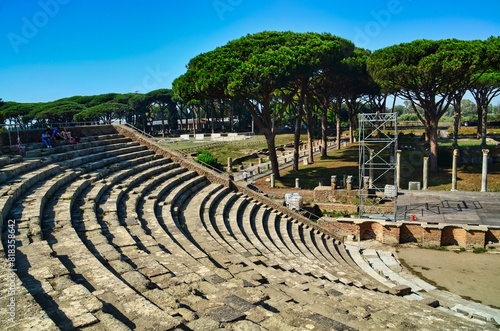 Amphitheater of Ostia Antica, Rome - Italy photo