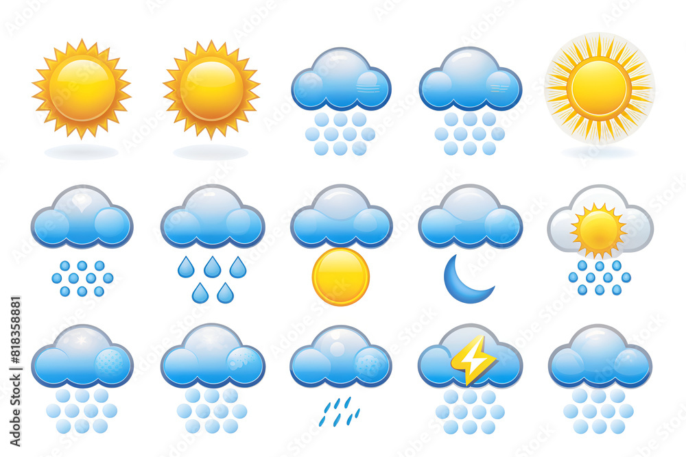 weather icons set weather icons set