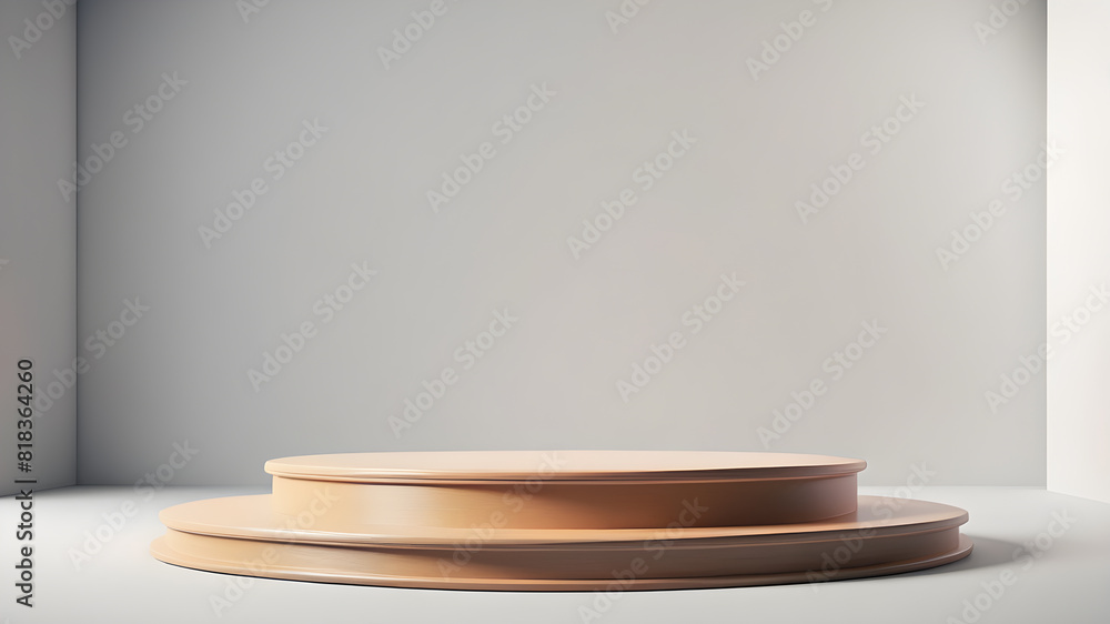 Simple modern podium background, Generative AI Simple modern podium background, Generative AI