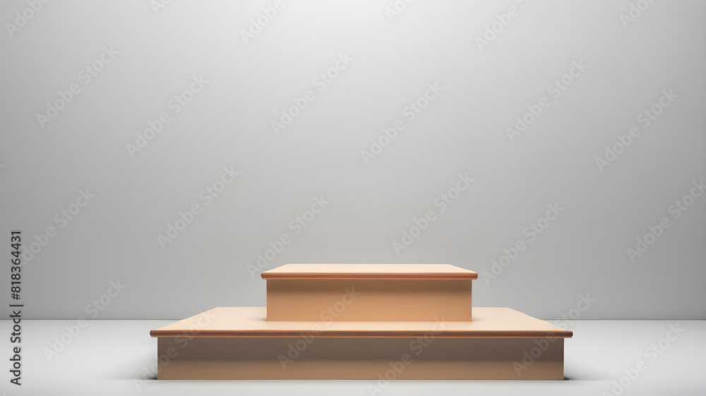 Simple modern podium background, Generative AI Simple modern podium background, Generative AI
