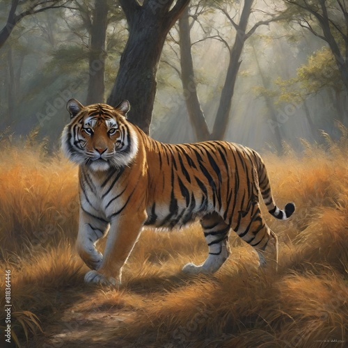 Bengal Tiger In The Jungle