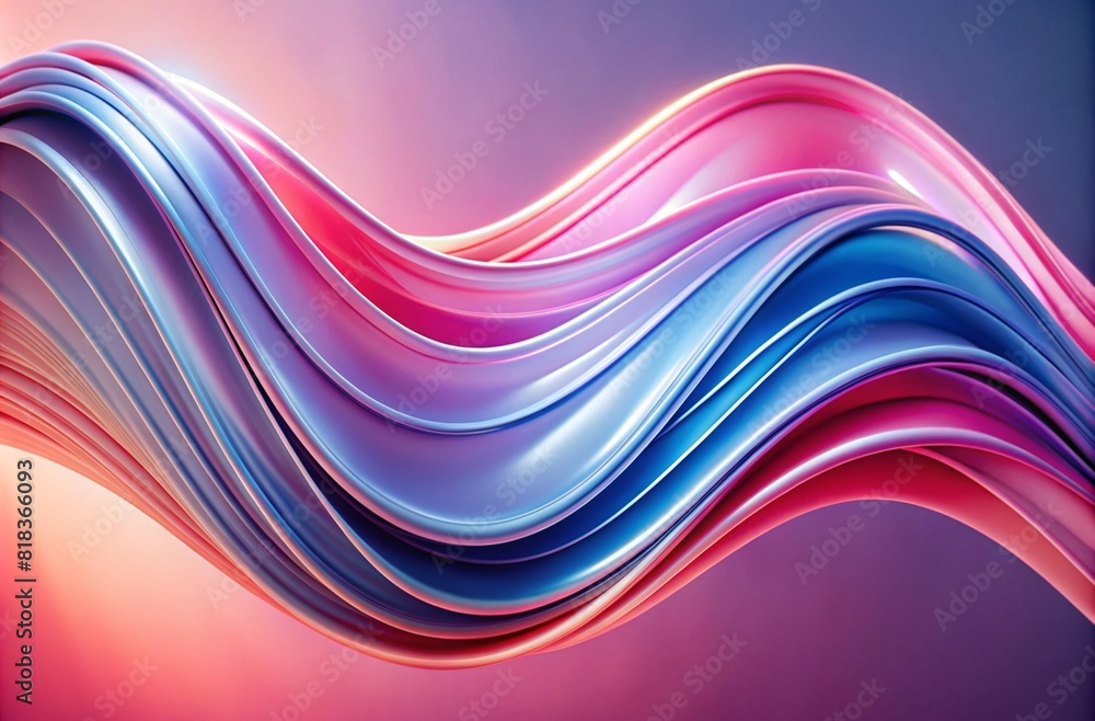 Pastel-colored, wave-inspired design with smooth gradients, pinks, reds, purple, generative ai Pastel-colored, wave-inspired design with smooth gradients, pinks, reds, purple, generative ai