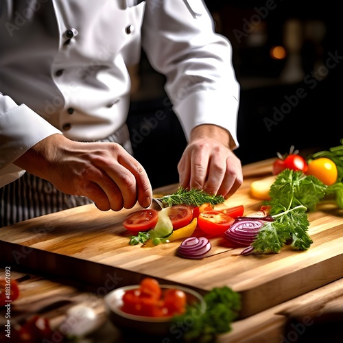 chef preparing food