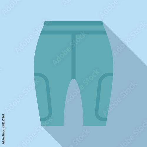 Vector illustration of cycling shorts, perfect for sportswear design and icons