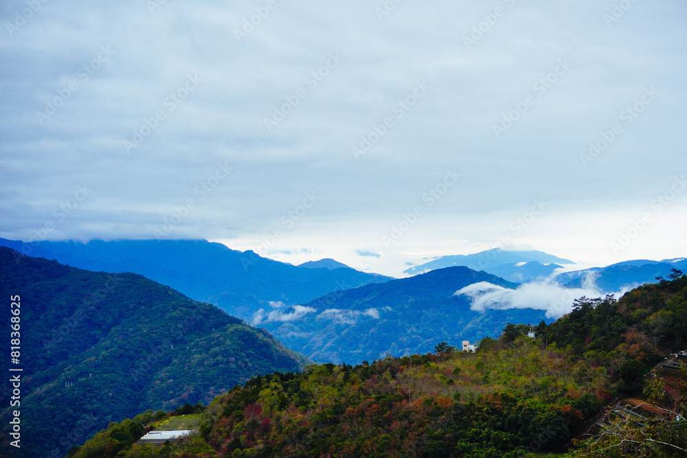 ali shan mountain and qingjing farm landscape in Taiwan ali shan mountain and qingjing farm landscape in Taiwan