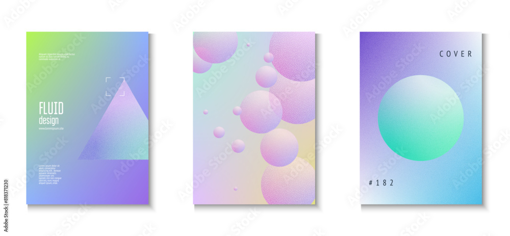 Triangle Design. Elegant Elements. Minimal Shape. Creative Placard. Grainy Holographic Background. Purple Grain Abstract Set. Cyberpunk Galaxy Collection. Pink Triangle Design
