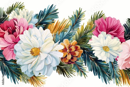 christmas bouquet of flowers