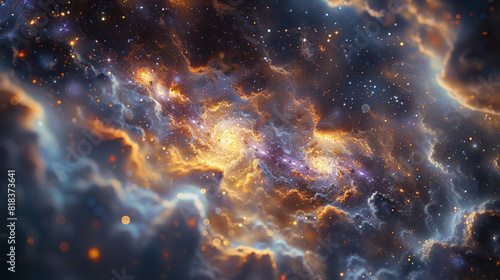 Macro Photo of a Stellar Formation Unveiling the Cosmic Splendor in Exquisite Detail