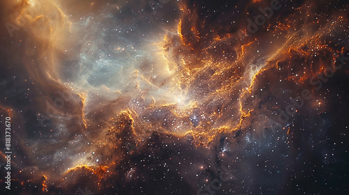 Macro Photo of a Stellar Formation Unveiling the Cosmic Splendor in Exquisite Detail