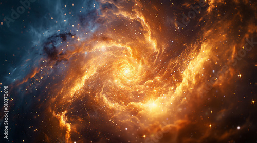 Macro Photo of a Stellar Formation Unveiling the Cosmic Splendor in Exquisite Detail