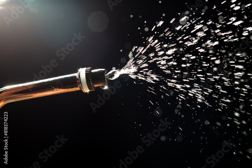 water spray from a watering can