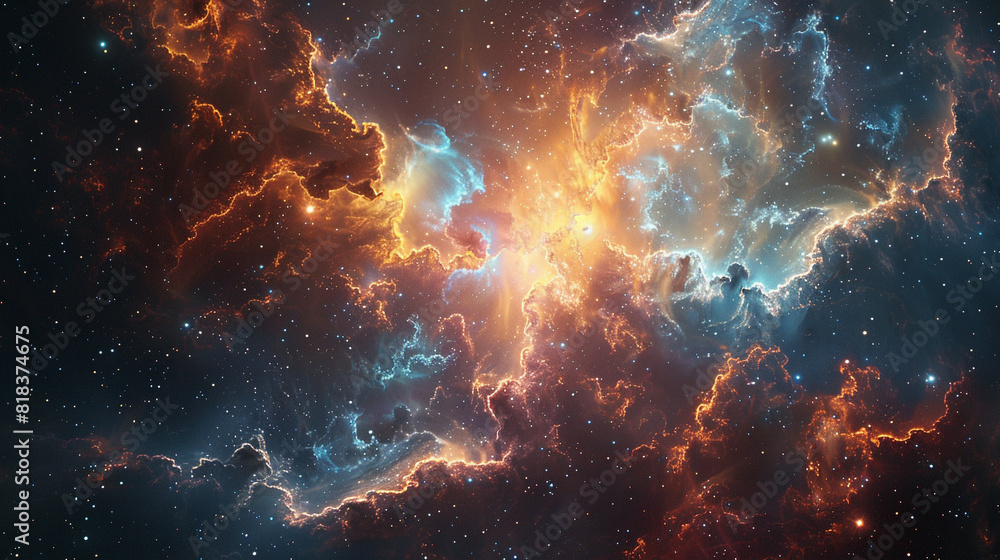 Radiant Cosmic Tapestry Capturing the Stunning Beauty and Power of a Stellar Explosion in Mesmerizing Detail Radiant Cosmic Tapestry Capturing the Stunning Beauty and Power of a Stellar Explosion in Mesmerizing Detail