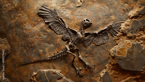 Echoes of the Past: Damaged Archeopteryx Bone from the Mesozoic Era photo